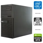 Комп'ютер Dell OptiPlex XE2 Tower / Intel Core i7-4770 (4 (8) ядра по 3.4 - 3.9 GHz) / 16 GB DDR3 / 128 GB SSD + 500 GB HDD / nVidia GeForce GTX 650 Ti, 1 GB GDDR5, 128-bit / DVD-ROM б/в