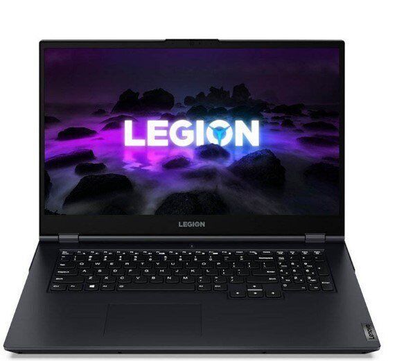 Ігровий ноутбук Lenovo Legion 5 17ACH6H / 17,3" (1920x1080) IPS / AMD Ryzen 7 5800H (8 (16) ядер 3.2 - 4.4 GHz) / 32 GB DDR4 / 480 GB SSD / nVidia GeForce RTX 3070, 8 GB GDDR6, 256-bit / WebCam б/в - зображення 2