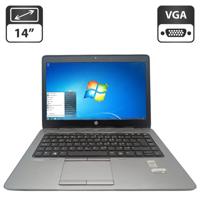 Ноутбук HP EliteBook 840 G1 / 14" (1600x900) TN / Intel Core i5-4300U (2 (4) ядра по 1.9 - 2.9 GHz) / 8 GB DDR3 / 500 GB HDD / Intel HD Graphics 4400 / WebCam б/в - зображення 1