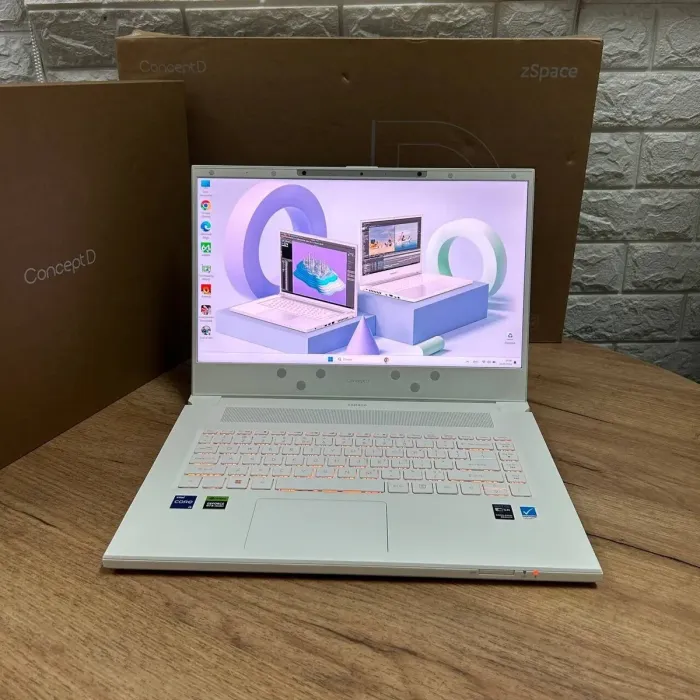 Ігровий ноутбук Acer ConceptD CN715-73G / 15.6" (3840x2160) IPS / Intel Core i5-11400H (6 (12) ядер по 2.2 - 4.5 GHz) / 16 GB DDR4 / 512 GB SSD / nVidia GeForce RTX 3060, 6 GB GDDR6, 192-bit / WebCam б/в - зображення 2