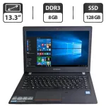 Ноутбук Б-клас Lenovo E31-80 / 13.3" (1366x768) TN / Intel Core i5-6200U (2 (4) ядра по 2.3 - 2.8 GHz) / 8 GB DDR3 / 128 GB SSD / Intel HD Graphics 520 / WebCam б/в
