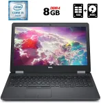Ноутбук Б-клас Dell Latitude E5570 / 15.6" TN / Intel Core i5-6440HQ (4 ядра по 2.6-3.5 GHz) / 8GB DDR4 / 128GB SSD + 500GB HDD / HD Graphics 530 / WebCam / HDMI / Win 10 б/в