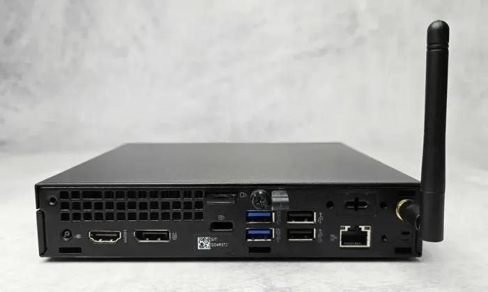 Неттоп Dell OptiPlex 3060 Micro USFF / Intel Core i5-8500T (6 ядра по 2.1 - 3.5 GHz) / 8 GB DDR4 / 256 GB SSD M.2 / Intel UHD Graphics 630 / Wi-Fi / Win 10 б/в - зображення 3