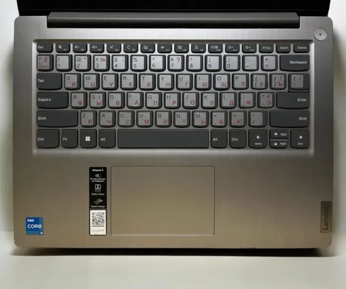 Ультрабук Б-клас Lenovo IdeaPad 3 14ITL05 / 14" (1920x1080) TN / Intel Core i3-1115G4 (2 (4) ядра по 1.7 - 4.1 GHz) / 8 GB DDR4 / 120 GB SSD / Intel UHD Graphics / WebCam б/в - зображення 4