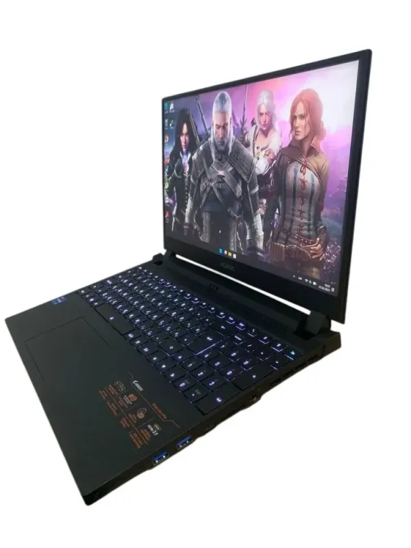 Ігровий ноутбук Gigabyte Aorus 15P / 15.6" (1920x1080) IPS / Intel Core i7-11800H (8 (16) ядер по 2.3 - 4.6 GHz) / 16 GB DDR4 / 1000 GB SSD M.2 / nVidia GeForce RTX 3070, 8 GB GDDR6, 256-bit / WebCam б/в - зображення 4