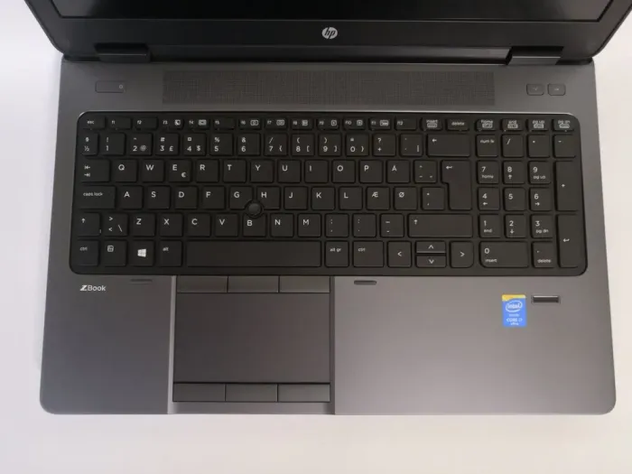 Мобільна робоча станція HP ZBook 15 G1 / 15.6" (1920x1080) IPS / Intel Core i7-4800MQ (4 (8) ядра по 2.7 - 3.7 GHz) / 8 GB DDR3 / 240 GB SSD / nVidia Quadro K2100M, 2 GB GDDR5, 128-bit / WebCam / DVD-ROM / Win 10 Pro б/в - зображення 3