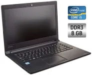 Ноутбук Б-клас Toshiba Tecra C40-D / 14" (1366x768) TN / Intel Core i5-7200U (2 (4) ядра по 2.5 - 3.1 GHz) / 8 GB DDR3 / 128 GB SSD / Intel HD Graphics 620 / HDMI / Win 10 б/в