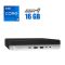 Неттоп Б-клас HP ProDesk 600 G5 Mini USFF / Intel Core i3-9100T (4 ядра по 3.1 - 3.7 GHz) / 16 GB DDR4 / 256 GB SSD M.2 / Intel UHD Graphics 630 / Windows 11 Pro б/в