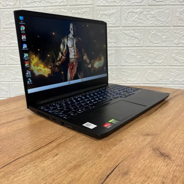 Ігровий ноутбук Б-клас Lenovo IdeaPad Gaming 3 15ACH6 / 15.6" (1920x1080) IPS / AMD Ryzen 5 5600H (6 (12) ядер по 3.3 - 4.2 GHz) / 8 GB DDR4 / 256 GB SSD / nVidia GeForce RTX 3050 Ti, 4 GB GDDR6, 128-bit / WebCam б/в - зображення 3
