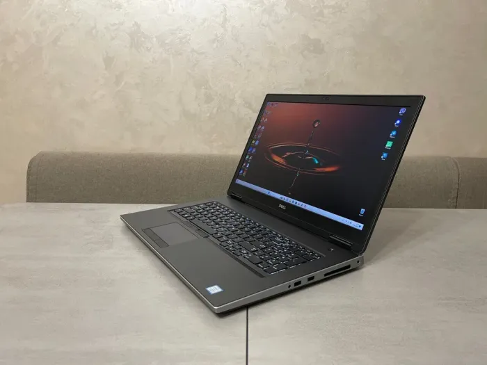 Мобільна робоча станція Dell Precision 7740 / 17,3" (1920x1080) IPS / Intel Core i7-9750H (6 (12) ядер по 2,6 - 4,5 ГГц) / 64 ГБ DDR4 / 1000 ГБ SSD M.2 / nVidia Quadro RTX 4000, 8 ГБ GDDR6, 256-біт / WebCam б/в - зображення 6