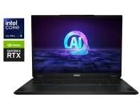Ігровий ноутбук MSI Stealth 18 AI Studio A1VHG / 18" (3840x2400) IPS / Intel Core Ultra 9 185H (16 (22) ядер по 1.8 - 5.1 GHz) / 32 GB DDR5 / 1000 GB SSD / nVidia GeForce RTX 4080, 12 GB GDDR6, 192-bit / WebCam б/в