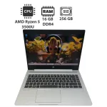 Ультрабук HP 445 G6 / 14" (1920x1080) TN / AMD Ryzen 5 3500U (4 (8) ядра по 2.1 - 3.7 GHz) / 16 GB DDR4 / 256 GB SSD / Radeon Vega 8 Graphics / WebCam / Win 11 Pro б/в