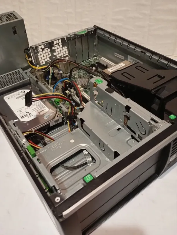 Комплект ПК: HP Compaq Pro 6300 SFF / Intel Core i5-3470 (4 ядра по 3.2 - 3.6 GHz) / 8 GB DDR3 / 500 GB HDD / Intel HD Graphics 2500 + Монітор Philips 223V5L / 22" (1920x1080) TN / 1x VGA / VESA 100x100 б/в - зображення 5