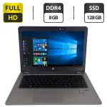 Ультрабук HP ProBook 440 G4 / 14" (1920x1080) TN / Intel Core i5-7200U (2 (4) ядра по 2.5 - 3.1 GHz) / 8 GB DDR4 / 128 GB SSD / Intel HD Graphics 620 / WebCam б/в