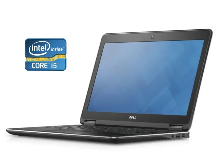 Нетбук Б-клас Dell Latitude E7240 / 12.5" (1366x768) TN / Intel Core i5-4300U (2 (4) ядра по 1.9 - 2.9 GHz) / 8 GB DDR3 / 128 GB SSD / Intel HD Graphics 4400 / WebCam / АКБ не держит б/в - зображення 1