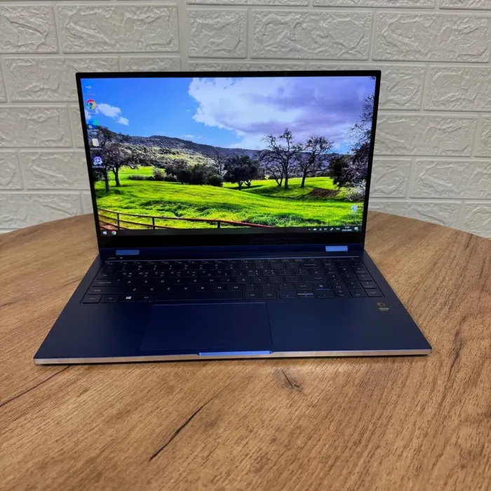 Ультрабук-трансформер Б-клас Samsung Galaxy Book Flex NP950QCG Blue / 15.6" (1920x1080) IPS / Intel Core i7-1065G7 (4 (8) ядра по 1.3 - 3.9 GHz) / 12 GB DDR4 / 512 GB SSD / Intel Iris Plus Graphics / WebCam б/в - зображення 2