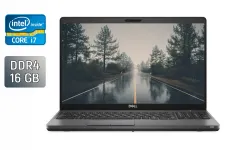 Ультрабук Б-клас Dell Latitude 5500 / 15.6" (1920x1080) IPS / Intel Core i7-8665U (4 (8) ядра по 1.9 - 4.8 GHz) / 16 GB DDR4 / 480 GB SSD / Intel UHD Graphics / WebCam / Windows 10 б/в