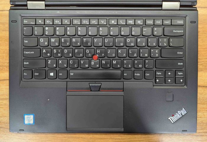 Ноутбук-трансформер Lenovo ThinkPad X1 Yoga 1st / 14" (1920x1080) IPS Touch / Intel Core i7-6600U (2 (4) ядра по 2.6 - 3.4 GHz) / 16 GB DDR3 / 512 GB SSD / Intel HD Graphics 520 / WebCam / Fingerprint / Windows 10 б/в - зображення 3