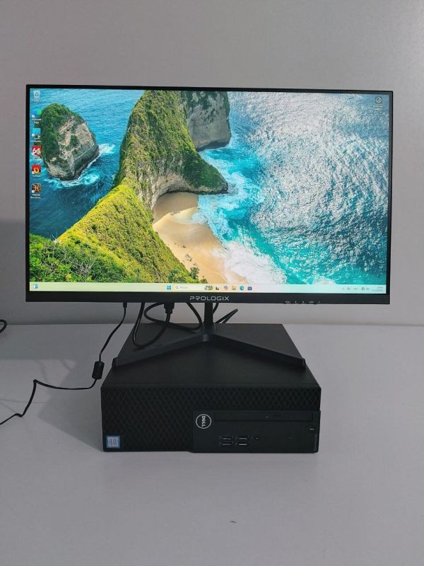 Комплект ПК: комп'ютер Dell OptiPlex 3050 SFF / Intel Core i5-7500 (4 ядра по 3,4 - 3,8 ГГц) / 16 ГБ DDR4 / 512 ГБ SSD / Intel HD Graphics 630 / DVD-ROM + Монітор Prologix P2525HF / 25" (1920x1080) IPS / VGA, HDMI б/в - зображення 3