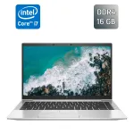 Ультрабук Б-клас HP EliteBook 840 G8 / 14" (1920x1080) IPS / Intel Core i7-1185G7 (4 (8) ядра по 3.0 - 4.8 GHz) / 16 GB DDR4 / 512 GB SSD / Intel Iris Xe Graphics / TouchID / Windows 11 б/в