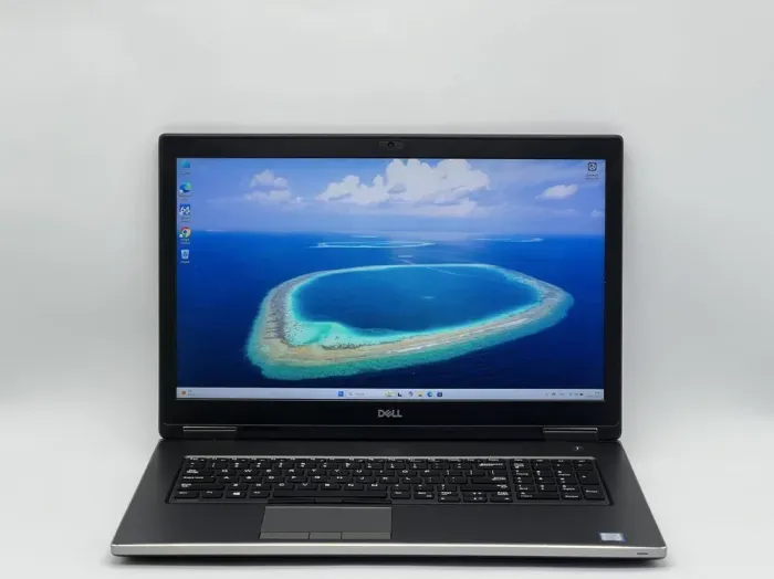 Мобільна робоча станція Dell Precision 7740 / 17.3" (1920x1080) IPS / Intel Core i7-9750H (6 (12) ядер по 2.6 - 4.5 GHz) / 32 GB DDR4 / 480 GB SSD / nVidia Quadro RTX 3000, 6 GB GDDR6, 192-bit / WebCam б/в - зображення 2