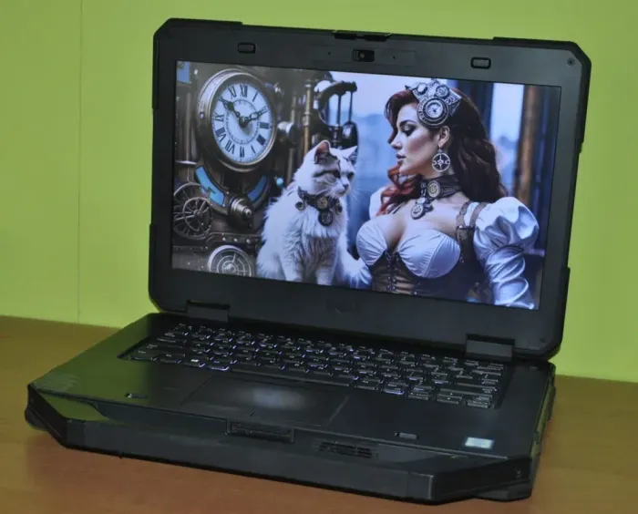 Захищений ноутбук Б-клас Dell Latitude 5414 Rugged / 14" (1366x768) TN / Intel Core i5-6300U (2 (4) ядра по 2.4 - 3.0 GHz) / 8 GB DDR4 / 256 GB SSD / Intel HD Graphics 520 / WebCam / Wi-Fi / Bluetooth / Windows 11 Pro б/в - зображення 3