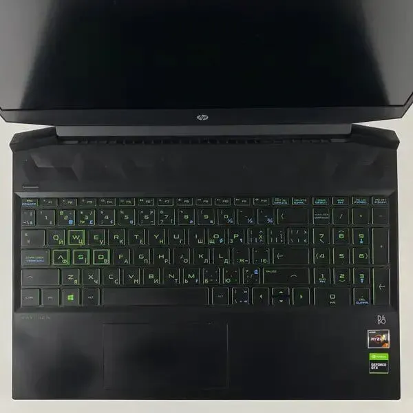 Ігровий ноутбук HP Pavilion Gaming / 15.6" (1920x1080) IPS / AMD Ryzen 7 3750H (4 (8) ядер по 2.3 - 4.0 GHz) / 16 GB DDR4 / 512 GB SSD / nVidia GeForce GTX 1650, 4 GB GDDR6, 128-bit / WebCam / HDMI б/в - зображення 3
