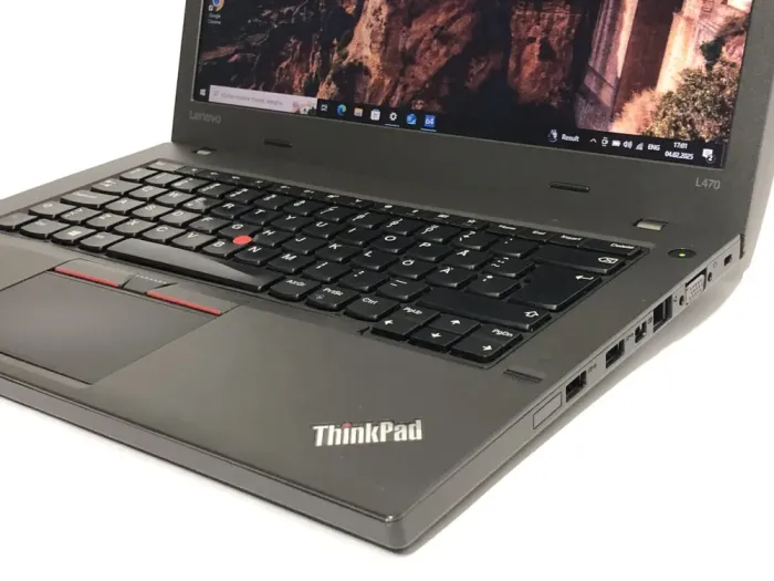 Ноутбук Б-клас Lenovo ThinkPad L470 / 14" (1366x768) TN / Intel Core i5-7200U (2 (4) ядра по 2.5 - 3.1 GHz) / 8 GB DDR4 / 256 GB SSD / Intel HD Graphics 620 / WebCam / Win 10 Pro б/в - зображення 9