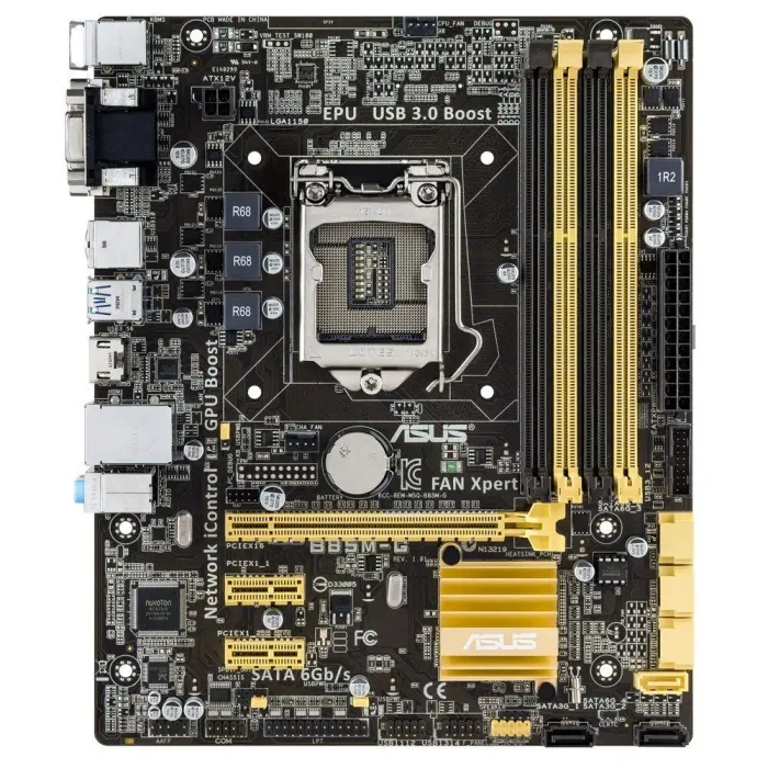 Материнская плата ASUS B85M-G / socket LGA1150 б/в - зображення 1