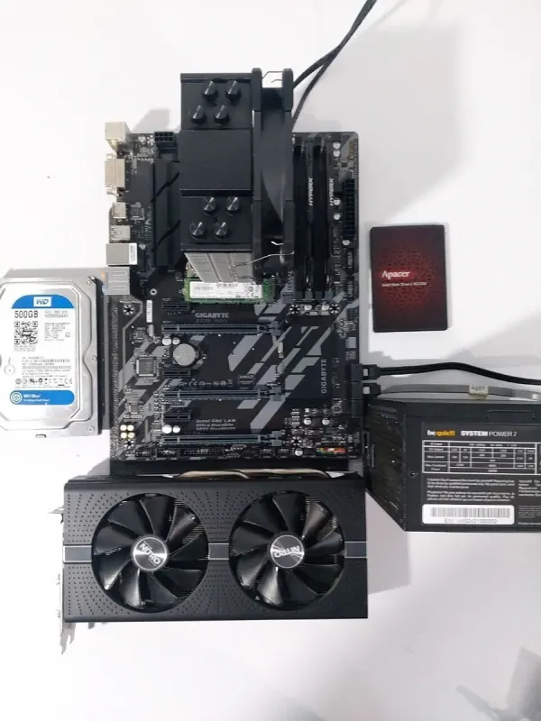 Ігровий ПК GTL Gaming Universe Black Tower / Intel Core i5-9400T (6 ядер по 1,8 - 3,4 ГГц) / 16 ГБ DDR4 / 256 ГБ SSD M.2 + 512 ГБ SSD + 500 ГБ HDD / AMD Radeon RX 590, 8 ГБ GDDR5, 256-біт / 500 Вт б/в - зображення 7