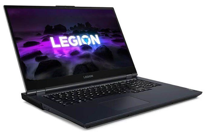 Ігровий ноутбук Lenovo Legion 5 17ACH6H / 17.3" (1920x1080) IPS / AMD Ryzen 5 5600H (6 (12) ядер по 3.3 - 4.2 GHz) / 16 GB DDR4 / 512 GB SSD / nVidia GeForce RTX 3060, 6 GB GDDR6, 192-bit / WebCam б/в - зображення 3