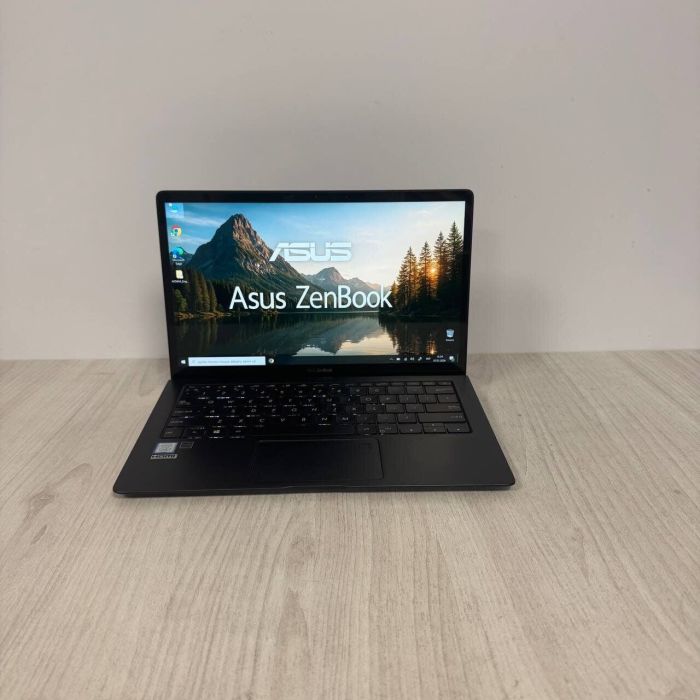 Ультрабук Б-клас Asus ZenBook UX391F / 13.3" (3840x2160) IPS Touch / Intel Core i7-8565U (4 (8) ядра по 1.8 - 4.6 GHz) / 16 GB DDR3 / 512 GB SSD / Intel UHD Graphics / WebCam б/в - изображение 2