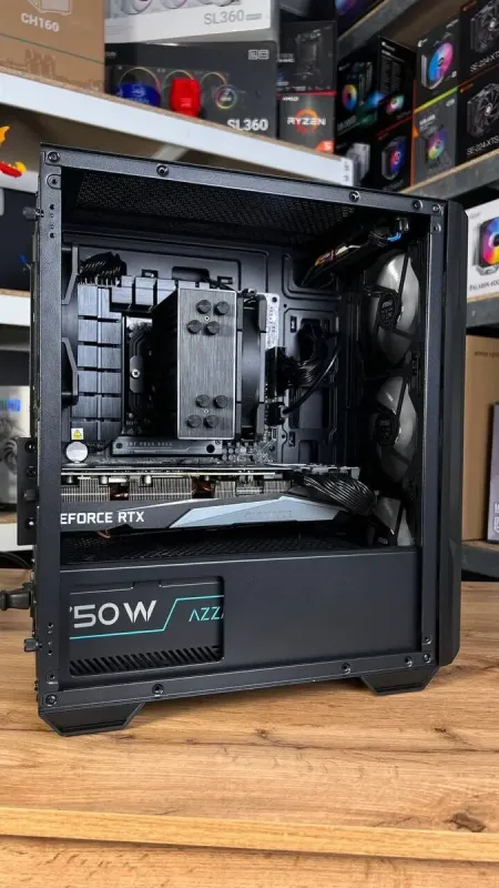 Збірка під замовлення: комп'ютер MSI MAG Forge M100R Black Tower / AMD Ryzen 5 7500F (6 (12) ядер по 3.7 - 5.0 GHz) / 32 GB DDR5 / 1000 GB SSD M.2 / nVidia GeForce RTX 3070, 8 GB GDDR6, 256-bit / 750W б/в - зображення 5