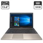 Ноутбук Asus K55A / 15.6" (1366x768) TN / Intel Core i3-3110M (2 (4) ядра по 2.4 GHz) / 8 GB DDR3 / 120 GB SSD / Intel HD Graphics 4000 / WebCam б/в