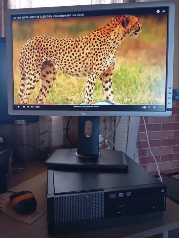 Комплект ПК Б-клас: Dell OptiPlex 3020 SFF / Intel Core i5-4590 (4 ядра по 3.3 - 3.7 GHz) / 8 GB DDR3 / 120 GB SSD / Intel HD Graphics 4600 + Монітор Dell Professional P2213t / 22" (1680x1050) TN / 1x DP, 1x DVI, 1x VGA, 3x USB 2.0 б/в - зображення 2