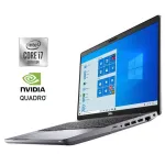 Мобільна робоча станція Б-класу Dell Precision 3551 / 15,6" (1920x1080) IPS / Intel Core i7-10750H (6 (12) ядер по 2,6 - 5,0 ГГц) / 16 ГБ DDR4 / 1000 ГБ SSD NVMe / nVidia Quadro P620, 4 ГБ GDDR5, 128-біт / WebCam / Win 11 Pro б/в