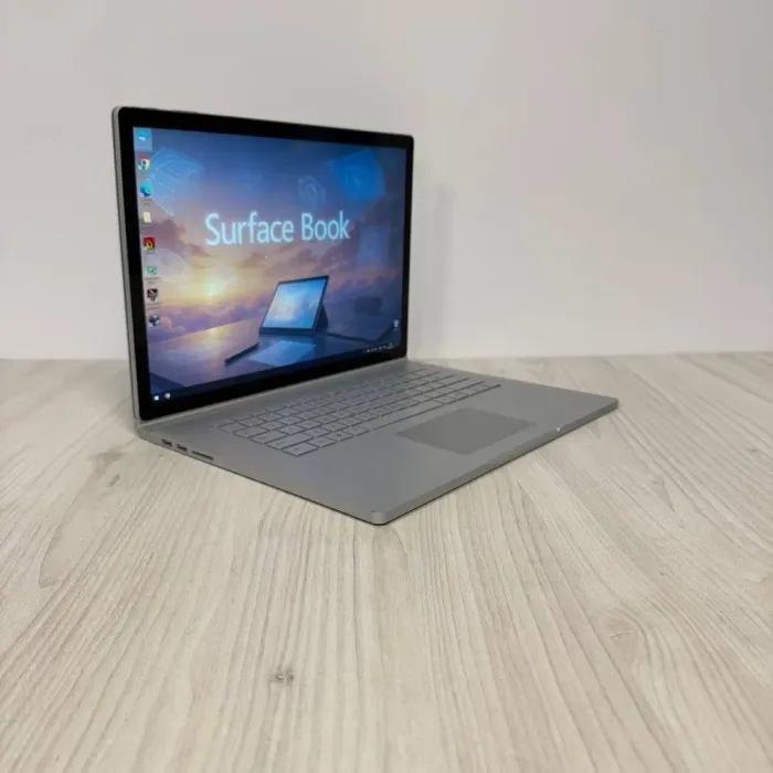 Ігровий ультрабук-трансформер Б-клас Microsoft Surface Book 2 / 15.0" (3240x2160) IPS Touch / Intel Core i7-8650U (4 (8) ядра по 1.9 - 4.2 GHz) / 16 GB DDR3 / 250 GB SSD NVMe / nVidia GeForce GTX 1060, 6 GB GDDR5, 192-bit / WebCam б/в - зображення 4