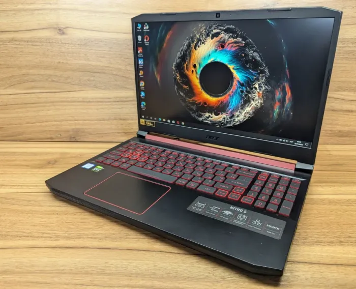 Ігровий ноутбук Acer Nitro 5 AN515-54 / 15.6" (1920x1080) IPS / Intel Core i7-9750H (6 (12) ядер по 2.6 - 4.5 GHz) / 16 GB DDR4 / 512 GB SSD + 256 GB SSD / nVidia GeForce RTX 2060, 6 GB GDDR6, 192-bit / WebCam / Windows 10 б/в - зображення 5