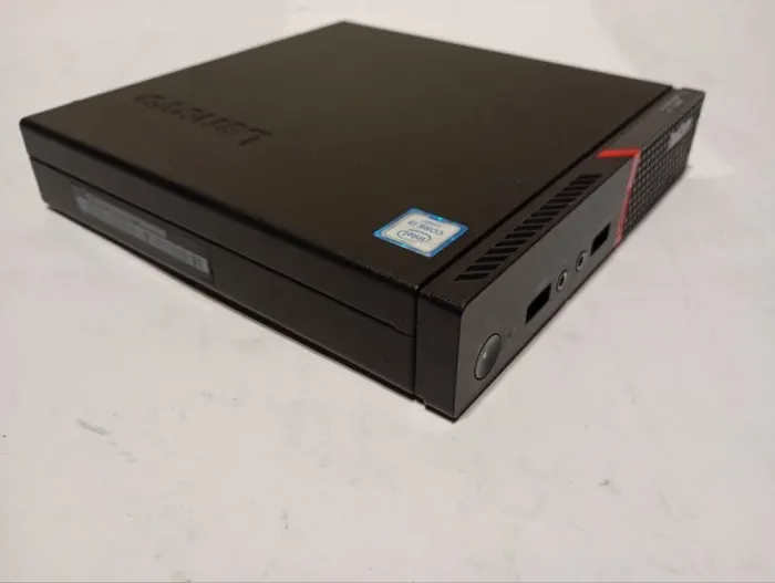 Неттоп Б-клас Lenovo ThinkCentre M700 Tiny USFF / Intel Core i3-6100T (2 (4) ядра по 3.2 GHz) / 4 GB DDR4 / 128 GB SSD M.2 / Intel HD Graphics 530 / Блок живлення в комплекті б/в - зображення 3