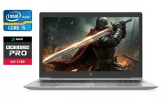 Мобільна робоча станція HP Zbook 15U G5 / 15.6" (1920x1080) IPS / Intel Core i5-8250U (4 (8) ядра по 1.6 - 3.4 GHz) / 16 GB DDR4 / 512 GB SSD / AMD Radeon Pro WX 3100, 2 GB GDDR5, 128-bit / WebCam / TouchID / Windows 10 б/в