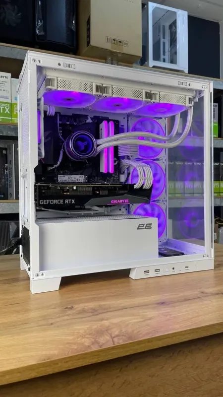 Збірка під замовлення: ігровий ПК 2E Gaming Fantom GK701W White Tower / AMD Ryzen 5 5600 (6 (12) ядер по 3.5 - 4.4 GHz) / 32 GB DDR4 / 1000 GB SSD M.2 / nVidia GeForce RTX 3070, 8 GB GDDR6, 256-bit / HDMI / 750W б/в - зображення 4