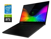 Ігровий ноутбук Б-клас Razer Blade 17 RZ09-0314 / 17.3" (1920x1080) IPS / Intel Core i7-9750H (6 (12) ядер по 2.6 - 4.5 GHz) / 16 GB DDR4 / 1000 GB SSD NVMe / nVidia GeForce RTX 2070 Max-Q, 8 GB GDDR6, 256-bit / WebCam б/в
