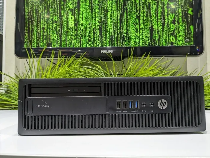 ПК HP ProDesk 600 G1 SFF / Intel Core i3-4130 (2 (4) ядра по 3.4 GHz) / 4 GB DDR3 / 120 GB SSD / Intel HD Graphics 4400 / DVD-ROM б/в - зображення 2