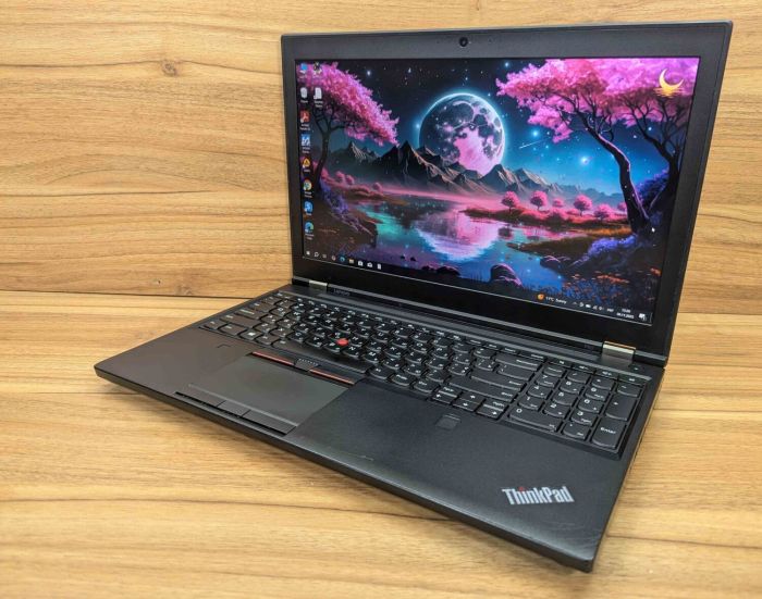 Мобільна робоча станція Lenovo ThinkPad P50 / 15,6" (1920x1080) IPS / Intel Core i7-6820HQ (4 (8) ядра по 2,7 - 3,6 ГГц) / 16 ГБ DDR4 / 512 ГБ SSD / nVidia Quadro M1000M, 4 ГБ GDDR5, 128-біт / TouchID / WebCam / Windows 10 б/в - зображення 5