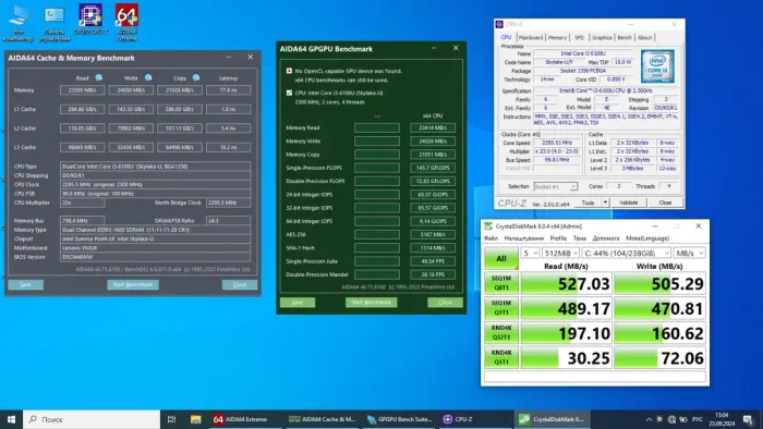 Ноутбук Lenovo IdeaPad 300-17ISK / 17.3" (1600x900) TN / Intel Core i3-6100U (2 (4) ядра по 2.3 GHz) / 12 GB DDR3 / 240 GB SSD / Intel HD Graphics 520 / WebCam / Win 10 Home б/в - зображення 11