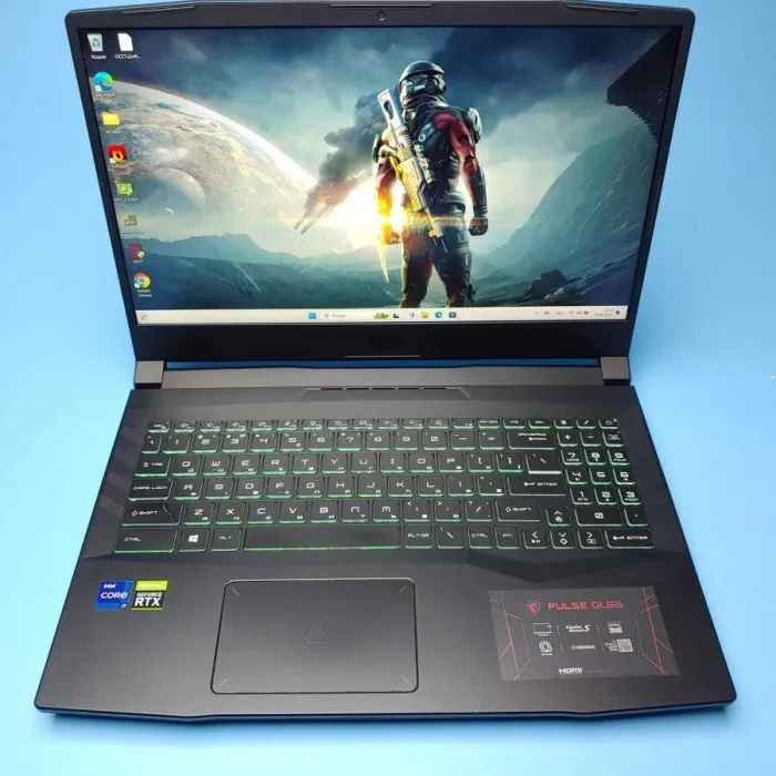 Ігровий ноутбук Б-клас MSI Pulse GL66 11UGKV / 15.6" (1920x1080) IPS / Intel Core i7-11800H (8 (16) ядер по 1.9 - 4.6 GHz) / 16 GB DDR4 / 512 GB SSD / nVidia GeForce RTX 3070, 8 GB GDDR6, 256-bit / WebCam / Win 11 Home б/в - зображення 8