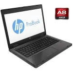 Ноутбук HP ProBook 6475b / 14" (1600x900) TN / AMD A8-4500M (4 ядра по 1.9 - 2.8 GHz) / 8 GB DDR3 / 320 GB HDD / AMD Radeon HD 7640G Graphics / WebCam / DVD-ROM б/в