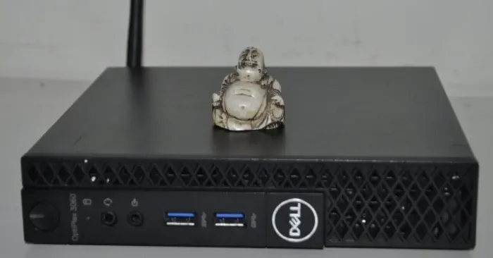 Неттоп Dell OptiPlex 3060 Micro USFF / Intel Core i3-8100T (4 ядра по 3.1 GHz) / 16 GB DDR4 / 1000 GB SSD / Intel UHD Graphics 630 / Wi-Fi / Windows 11 Pro б/в - зображення 2