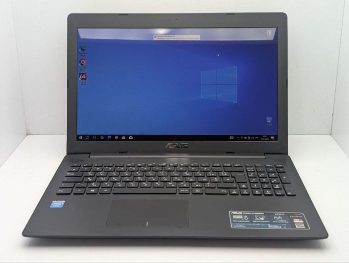 Ноутбук Asus X553M / 15.6" (1366x768) TN / Intel Celeron N2840 (2 ядра по 2.16 - 2.58 GHz) / 8 GB DDR3 / 128 GB SSD / Intel HD Graphics / WebCam / DVD-ROM б/в - зображення 2