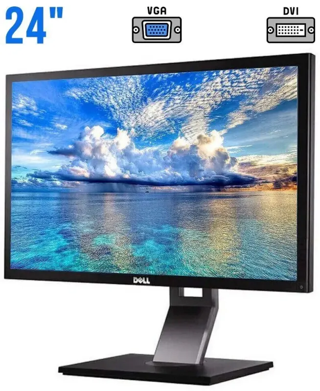 Монітор Dell Professional P2411H / 24" (1920x1080) TN / VGA, DVI, USB / VESA 100x100 б/в - зображення 1
